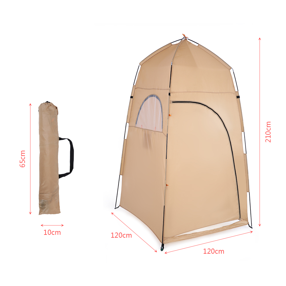 Convenient outdoor dressing room outdoor shower toilet whosale outside dressing tent 210T splash resistant coating